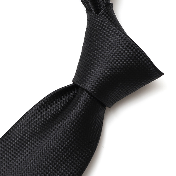  創業70年 高級ネクタイ専門ブランド 葬式 葬儀 ネクタイ 黒 無地 ブラック 冠婚葬祭 法要 お通夜 弔事用 法事 告別式 フォーマル 喪服 40代 50代 60代 上品 紳士 メンズ 男性 京都 国産 ブランド Franco Spada(フランコスパダ)
