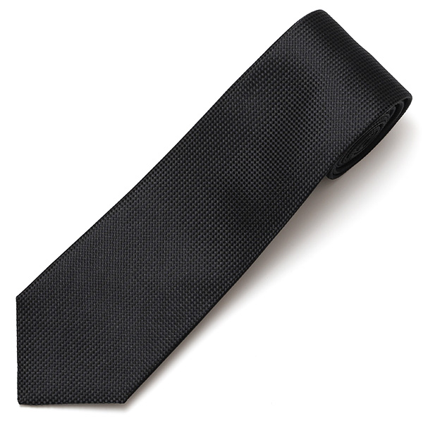  創業70年 高級ネクタイ専門ブランド 葬式 葬儀 ネクタイ 黒 無地 ブラック 冠婚葬祭 法要 お通夜 弔事用 法事 告別式 フォーマル 喪服 40代 50代 60代 上品 紳士 メンズ 男性 京都 国産 ブランド Franco Spada(フランコスパダ)