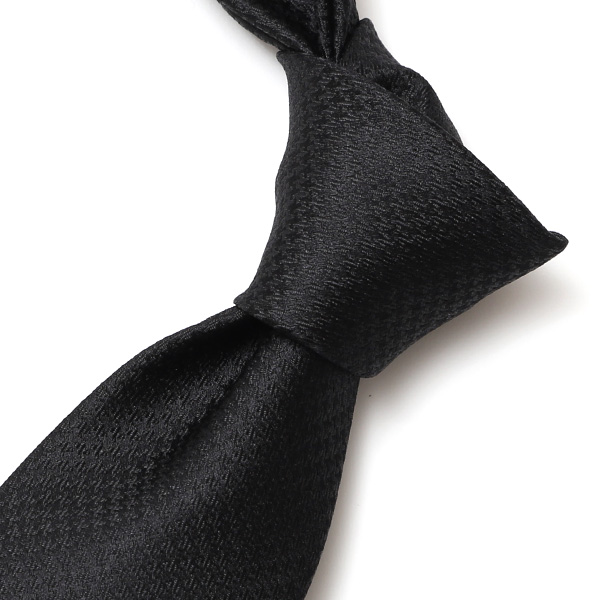  創業70年 高級ネクタイ専門ブランド 葬式 葬儀 ネクタイ 黒 千鳥柄 ブラック 無地 冠婚葬祭 法要 お通夜 弔事用 法事 告別式 フォーマル 喪服 40代 50代 60代 上品 紳士 メンズ 男性 京都 国産 ブランド Franco Spada(フランコスパダ)