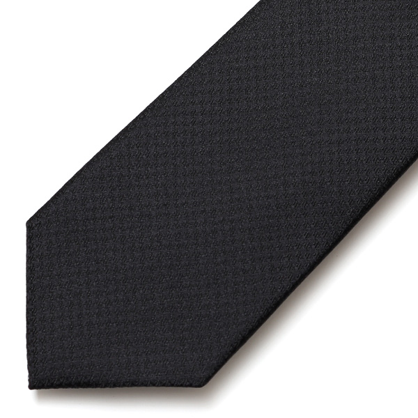  創業70年 高級ネクタイ専門ブランド 葬式 葬儀 ネクタイ 黒 千鳥柄 ブラック 無地 冠婚葬祭 法要 お通夜 弔事用 法事 告別式 フォーマル 喪服 40代 50代 60代 上品 紳士 メンズ 男性 京都 国産 ブランド Franco Spada(フランコスパダ)