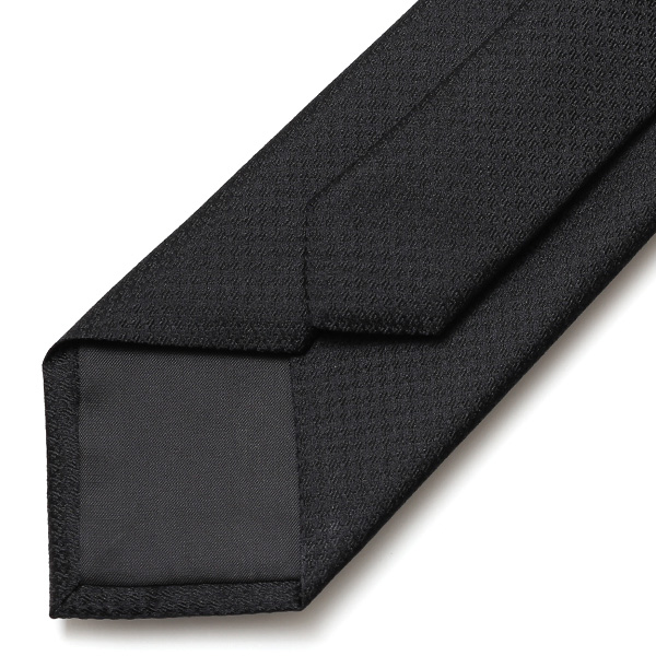  創業70年 高級ネクタイ専門ブランド 葬式 葬儀 ネクタイ 黒 千鳥柄 ブラック 無地 冠婚葬祭 法要 お通夜 弔事用 法事 告別式 フォーマル 喪服 40代 50代 60代 上品 紳士 メンズ 男性 京都 国産 ブランド Franco Spada(フランコスパダ)