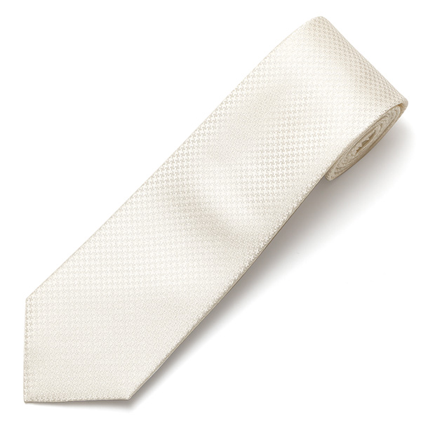  創業70年 高級ネクタイ専門ブランド 結婚式 披露宴 日本製 ネクタイ 白 千鳥柄 ホワイト 無地 礼装 慶事用 冠婚葬祭 フォーマル 化粧箱付き パーティー 40代 50代 60代 上品 紳士 メンズ 男性 京都 国産 ブランド Franco Spada(フランコスパダ)