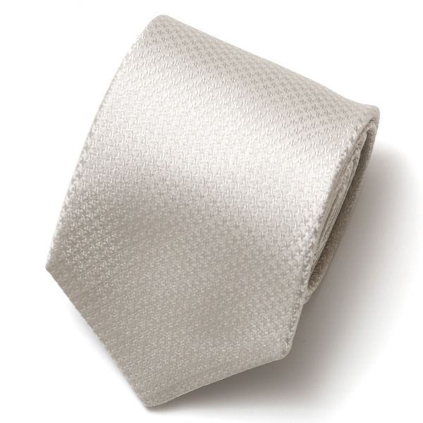 フランコ スパダ(Franco Spada) ネクタイ 冠婚葬祭 千鳥 シルバー