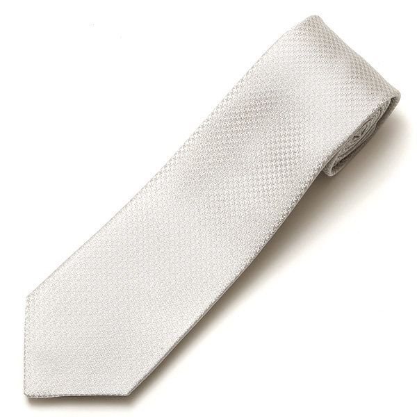  創業70年 高級ネクタイ専門ブランド 結婚式 披露宴 日本製 ネクタイ シルバー 千鳥柄 銀色 無地 礼装 慶事用 冠婚葬祭 フォーマル 化粧箱付き パーティー 40代 50代 60代 上品 紳士 メンズ 男性 京都 国産 ブランド Franco Spada(フランコスパダ)