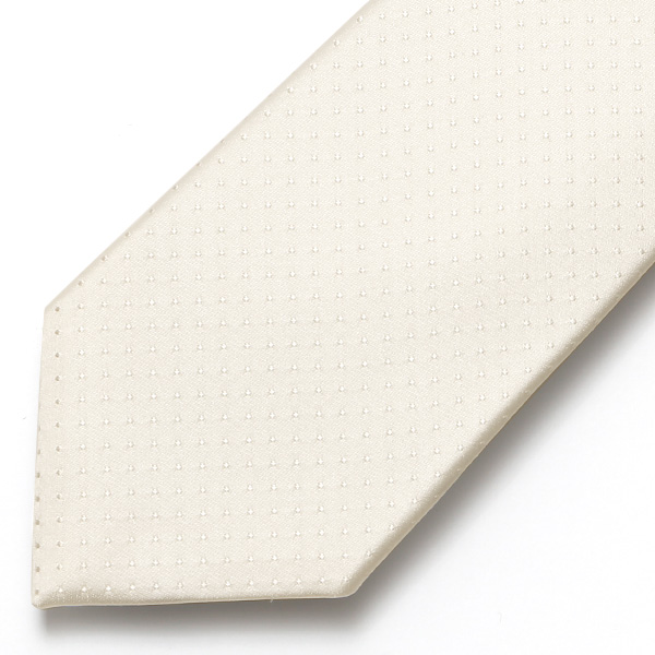  創業70年 高級ネクタイ専門ブランド 結婚式 披露宴 日本製 ネクタイ 白 ドット柄 ホワイト 無地 礼装 慶事用 冠婚葬祭 フォーマル 化粧箱付き パーティー 40代 50代 60代 上品 紳士 メンズ 男性 京都 国産 ブランド Franco Spada(フランコスパダ)