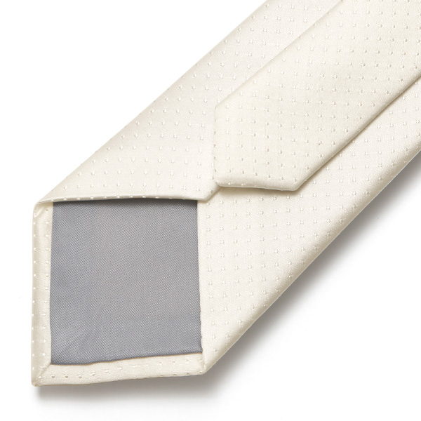  創業70年 高級ネクタイ専門ブランド 結婚式 披露宴 日本製 ネクタイ 白 ドット柄 ホワイト 無地 礼装 慶事用 冠婚葬祭 フォーマル 化粧箱付き パーティー 40代 50代 60代 上品 紳士 メンズ 男性 京都 国産 ブランド Franco Spada(フランコスパダ)