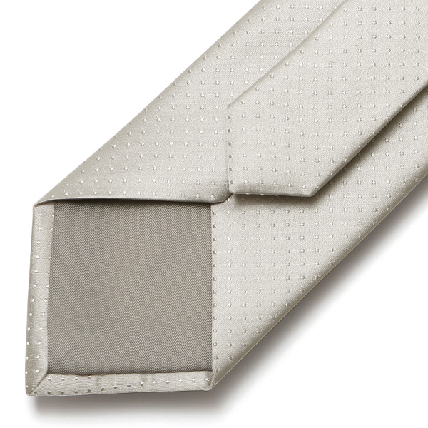  創業70年 高級ネクタイ専門ブランド 結婚式 披露宴 日本製 ネクタイ シルバー ドット柄 銀色 無地 礼装 慶事用 冠婚葬祭 フォーマル 化粧箱付き パーティー 40代 50代 60代 上品 紳士 メンズ 男性 京都 国産 ブランド Franco Spada(フランコスパダ)
