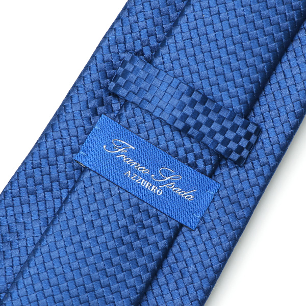  フランコスパダ ネクタイ ブランド シルク 無地 ブルー ネイビー 青色 化粧箱付き 無地 柄 単色 結婚式 披露宴 スーツ ビジネス フォーマル 高級 日本製 30代 40代 50代 60代 シンプル おしゃれ 高級感 かっこいい 西陣織 京丹後 Franco Spada