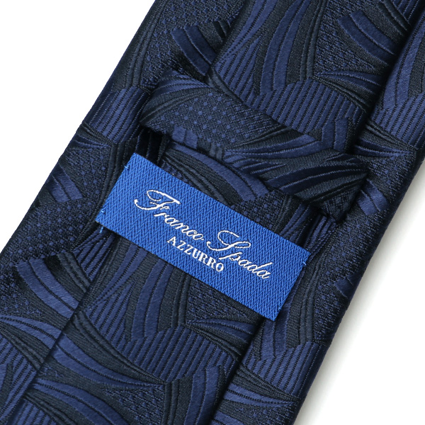  フランコスパダ ネクタイ 日本製 ブランド シルク ブルー ネイビー 青色 化粧箱付き ストライプ 総柄 結婚式 披露宴 スーツ ビジネス フォーマル ビジネス 高級 30代 40代 50代 60代 シンプル おしゃれ かっこいい 西陣織 京丹後 Franco Spada