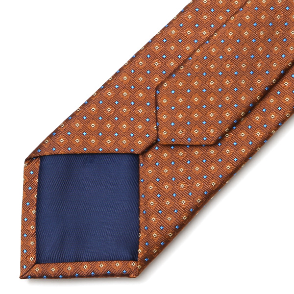  フランコスパダ ネクタイ ドット 小紋柄 日本製 ブランド シルク ブラウン 茶 茶色 化粧箱付き ギフト プレゼント 30代 40代 50代 60代 就職祝い 進学祝い 結婚式 披露宴 スーツ ビジネス フォーマル 高級 西陣織 京丹後 Franco Spada