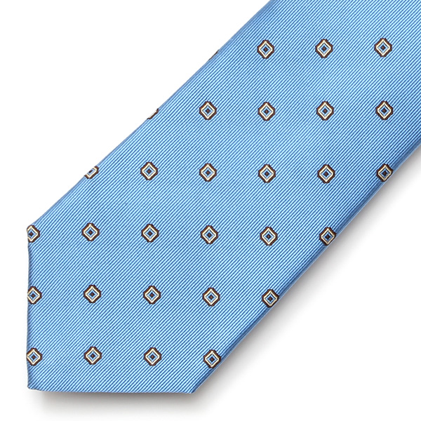  フランコスパダ ネクタイ 小紋柄 ドット 日本製 ブランド シルク ブルー ネイビー 青色 化粧箱付き シンプル プレゼント ギフト 結婚式 披露宴 お祝い スーツ ビジネス フォーマル 高級 30代 40代 50代 60代 おしゃれ かっこいい 西陣織  Franco Spada