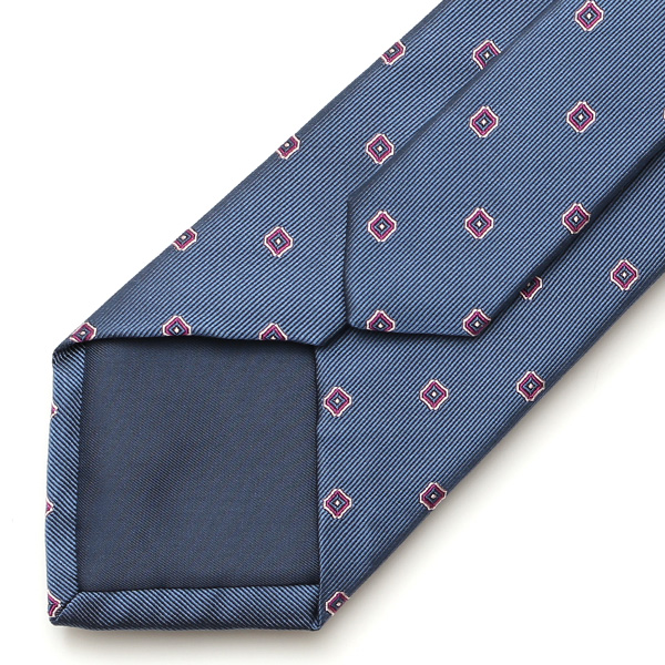  フランコスパダ ネクタイ 小紋柄 ドット 日本製 ブランド シルク ブルー ネイビー 青色 化粧箱付き シンプル プレゼント ギフト 結婚式 披露宴 お祝い スーツ ビジネス フォーマル 高級 30代 40代 50代 60代 おしゃれ かっこいい 西陣織  Franco Spada