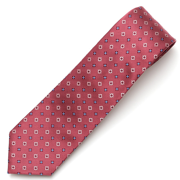  フランコスパダ ネクタイ 小花柄 花柄 小紋柄 日本製 ブランド レッド ワイン 赤色 プレゼント ギフト 化粧箱付き 結婚式 披露宴 スーツ ビジネス フォーマル 高級 30代 40代 50代 60代 シンプル 使いやすい 合わせやすい 就職祝い Franco Spada