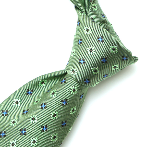  フランコスパダ ネクタイ 小花柄 花柄 小紋柄 日本製 ブランド グリーン 緑色 プレゼント ギフト 化粧箱付き 結婚式 披露宴 スーツ ビジネス フォーマル 高級 30代 40代 50代 60代 シンプル 使いやすい 合わせやすい 就職祝い Franco Spada