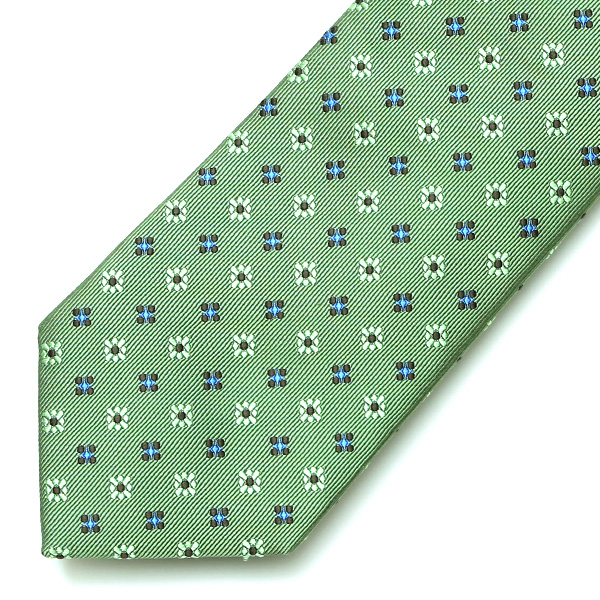  フランコスパダ ネクタイ 小花柄 花柄 小紋柄 日本製 ブランド グリーン 緑色 プレゼント ギフト 化粧箱付き 結婚式 披露宴 スーツ ビジネス フォーマル 高級 30代 40代 50代 60代 シンプル 使いやすい 合わせやすい 就職祝い Franco Spada