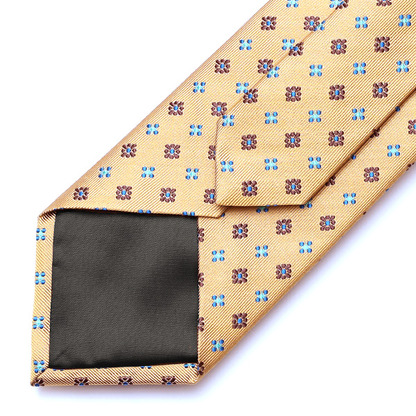  フランコスパダ ネクタイ 小花柄 花柄 小紋柄 日本製 ブランド イエロー 黄色 プレゼント ギフト 化粧箱付き 結婚式 披露宴 スーツ ビジネス フォーマル 高級 30代 40代 50代 60代 シンプル 使いやすい 合わせやすい 就職祝い Franco Spada