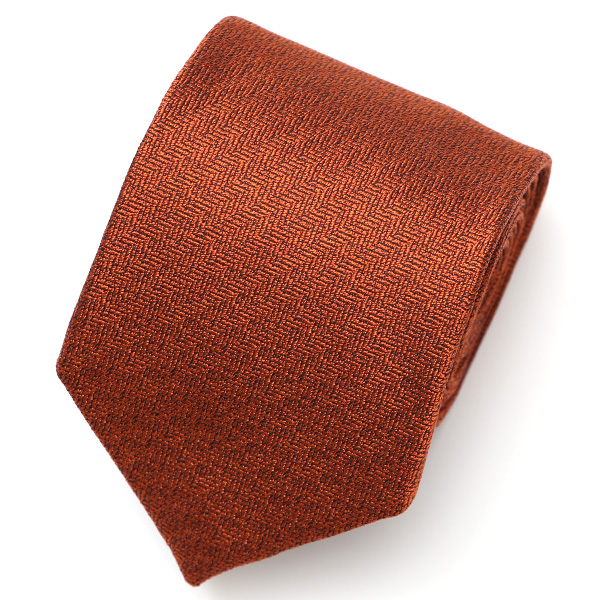 フランコ スパダ(Franco Spada) 無地 手縫い ネクタイ [fra0080] オレンジ