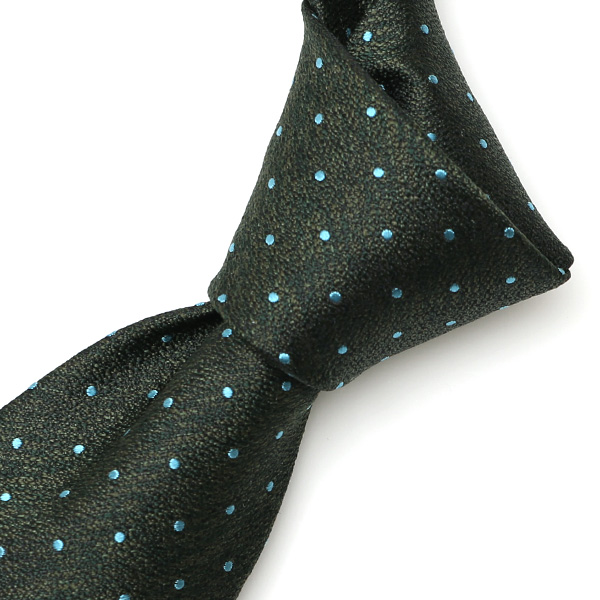  フランコスパダ ネクタイ ドット柄 ピンドット 京都産 シルク100％ 日本製 ブランド 手縫い 結婚式 化粧箱付き グリーン 緑色 ビジネス 仕事 披露宴 スーツ フォーマル 30代 40代 50代 60代 シンプル おしゃれ 高級 西陣織 京丹後 Franco Spada