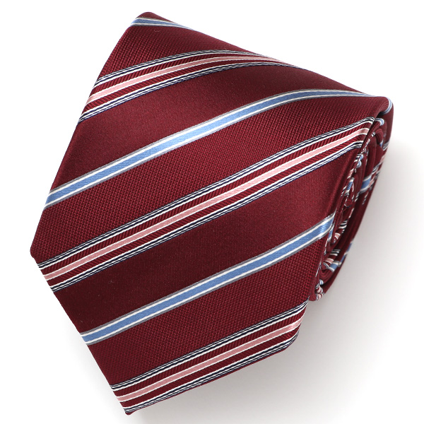 Franco Spada(フランコ スパダ) ストライプ ネクタイ レッド