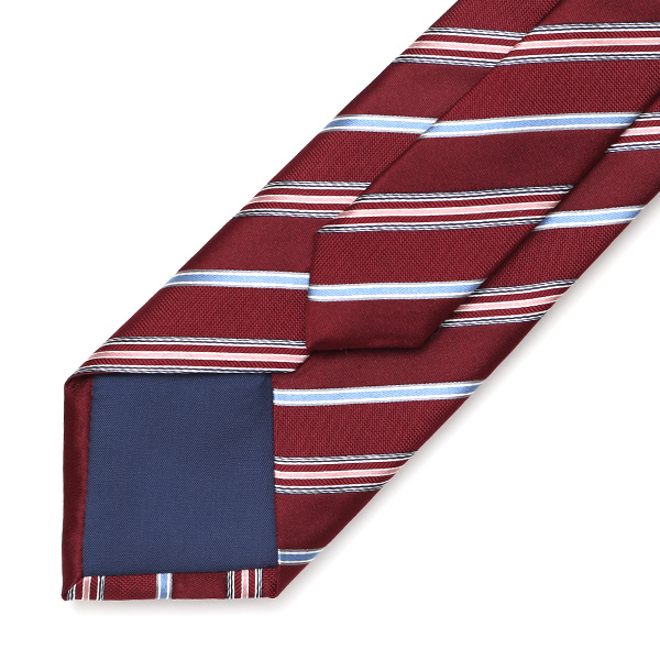  フランコスパダ ネクタイ ストライプ レジメンタル レッド ワイン 赤色 日本製 ブランド 京都産 シルク100％ 高級 結婚式 披露宴 ビジネス プレゼント ギフト 30代 40代 50代 60代 おしゃれ 仕事 Franco Spada