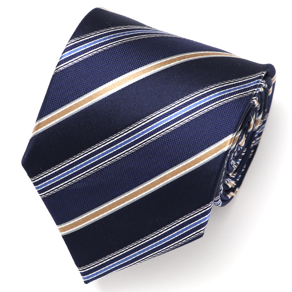 Franco Spada(フランコ スパダ) ストライプ ネクタイ ネイビー