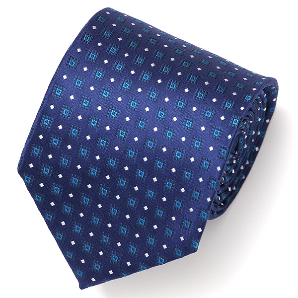 Franco Spada(フランコ スパダ) ドット ネクタイ ネイビー