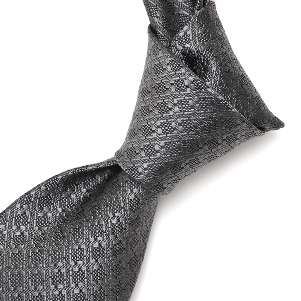  ネクタイ 無地 千鳥 ブラウン 茶 茶色 日本製 ブランド シルク 100％ 仕事 ビジネス 結婚式 披露宴 フランコスパダ Franco Spada