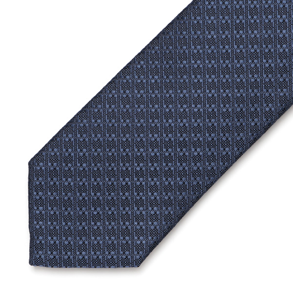  ネクタイ 無地 千鳥 グレー グレイ 灰色 日本製 ブランド シルク 100％ 仕事 ビジネス 結婚式 披露宴 フランコスパダ Franco Spada