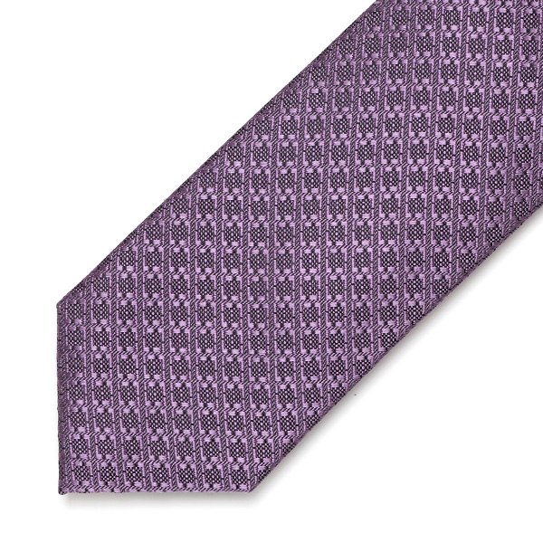  ネクタイ 無地 千鳥 ピンク 桃色 日本製 ブランド シルク 100％ 仕事 ビジネス 結婚式 披露宴 フランコスパダ Franco Spada