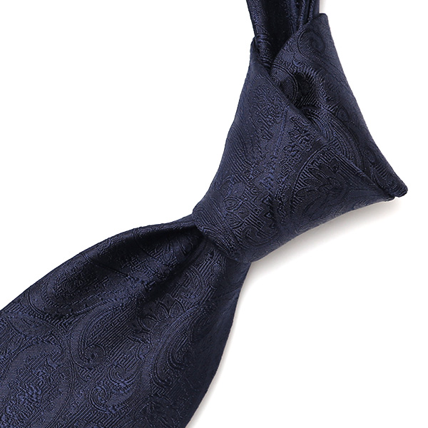  ネクタイ ペイズリー柄 ブルー ネイビー 青色 日本製 ブランド シルク 100％ 無地 仕事 ビジネス 結婚式 披露宴 フランコスパダ Franco Spada