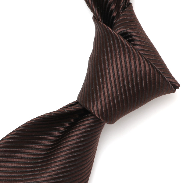  ネクタイ 日本製 手縫い 共裏地 シルク100％ 無地 ブラウン 茶 茶色 ビジネス 仕事 フォーマル 結婚式 披露宴 パーティー 男性 メンズ 高級 プレゼント ギフト 化粧箱付き 30代 40代 50代 60代 フランコ スパダ Franco Spada