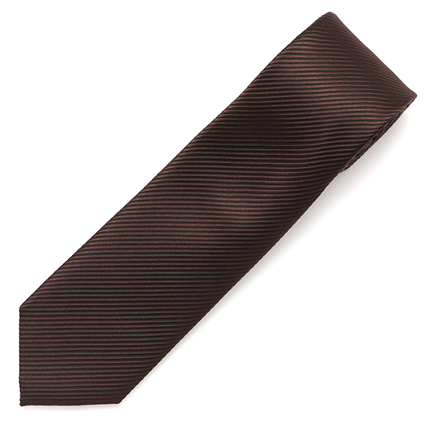  ネクタイ 日本製 手縫い 共裏地 シルク100％ 無地 ブラウン 茶 茶色 ビジネス 仕事 フォーマル 結婚式 披露宴 パーティー 男性 メンズ 高級 プレゼント ギフト 化粧箱付き 30代 40代 50代 60代 フランコ スパダ Franco Spada