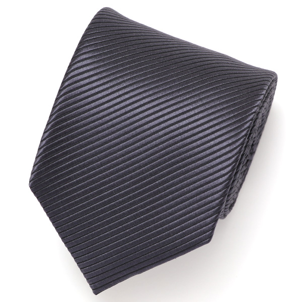 Franco Spada(フランコ スパダ) 無地 手縫い 共裏地 ネクタイ [fra0092] スチールグレー