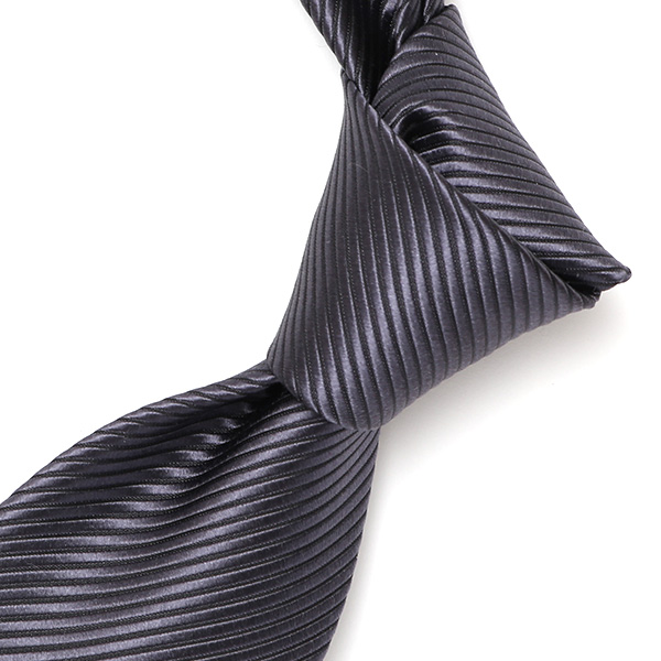 ネクタイ 日本製 手縫い 共裏地 シルク100% 無地 グレー グレイ 灰色 ビジネス 仕事 フォーマル 結婚式 披露宴 パーティー 男性 メンズ 高級 プレゼント ギフト 化粧箱付き 30代 40代 50代 60代 フランコ スパダ Franco Spada