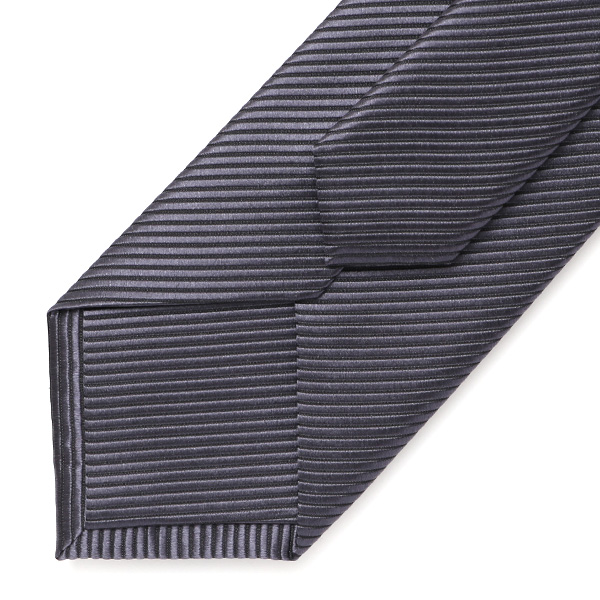 ネクタイ 日本製 手縫い 共裏地 シルク100% 無地 グレー グレイ 灰色 ビジネス 仕事 フォーマル 結婚式 披露宴 パーティー 男性 メンズ 高級 プレゼント ギフト 化粧箱付き 30代 40代 50代 60代 フランコ スパダ Franco Spada