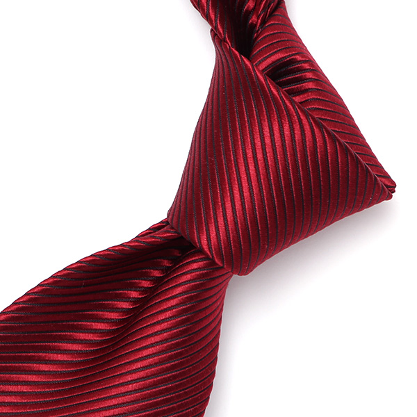  ネクタイ 日本製 手縫い 共裏地 シルク100％ 無地 レッド ワイン 赤色 ビジネス 仕事 フォーマル 結婚式 披露宴 パーティー 男性 メンズ 高級 プレゼント ギフト 化粧箱付き 30代 40代 50代 60代 フランコ スパダ Franco Spada