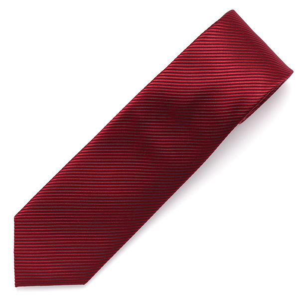  ネクタイ 日本製 手縫い 共裏地 シルク100％ 無地 レッド ワイン 赤色 ビジネス 仕事 フォーマル 結婚式 披露宴 パーティー 男性 メンズ 高級 プレゼント ギフト 化粧箱付き 30代 40代 50代 60代 フランコ スパダ Franco Spada