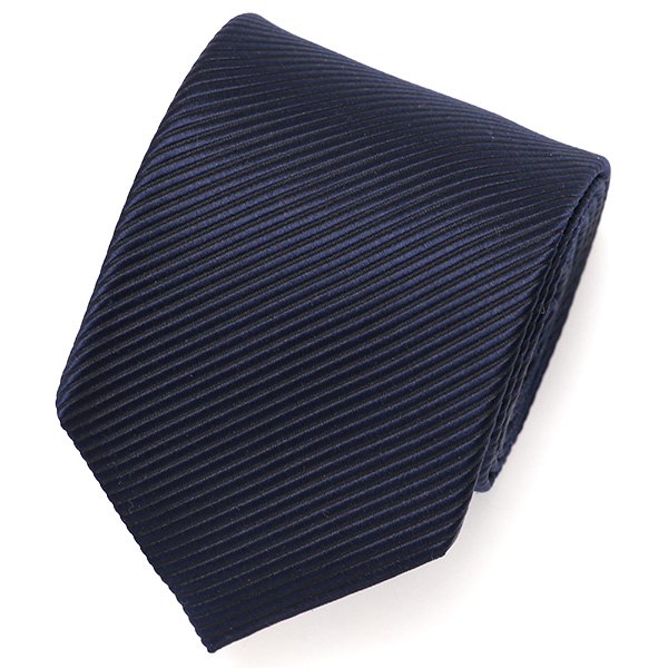 Franco Spada(フランコ スパダ) 無地 手縫い 共裏地 ネクタイ [fra0092] ネイビー