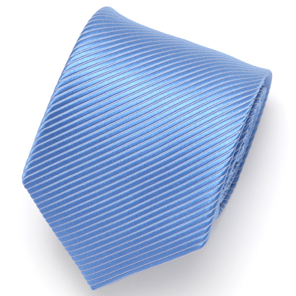 Franco Spada(フランコ スパダ) 無地 手縫い 共裏地 ネクタイ [fra0092] サックスブルー