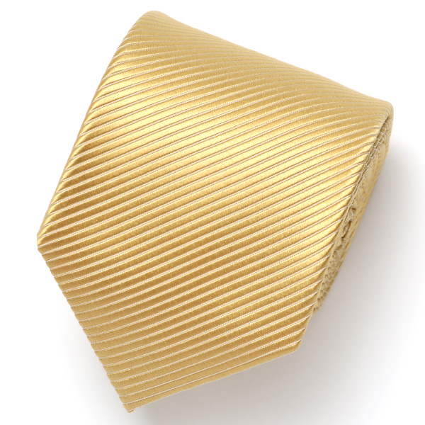 Franco Spada(フランコ スパダ) 無地 手縫い 共裏地 ネクタイ [fra0092] シャンパンゴールド