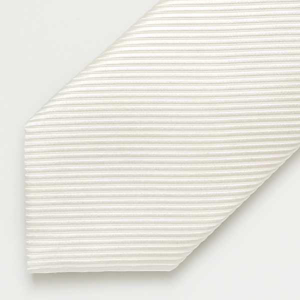  ネクタイ 日本製 手縫い 共裏地 シルク100％ 冠婚葬祭 無地 ホワイト 白色 ビジネス 仕事 フォーマル 結婚式 披露宴 パーティー 男性 メンズ 高級 プレゼント ギフト 化粧箱付き 30代 40代 50代 60代 フランコ スパダ Franco Spada