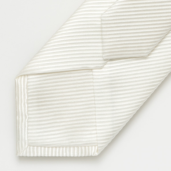  ネクタイ 日本製 手縫い 共裏地 シルク100％ 冠婚葬祭 無地 ホワイト 白色 ビジネス 仕事 フォーマル 結婚式 披露宴 パーティー 男性 メンズ 高級 プレゼント ギフト 化粧箱付き 30代 40代 50代 60代 フランコ スパダ Franco Spada