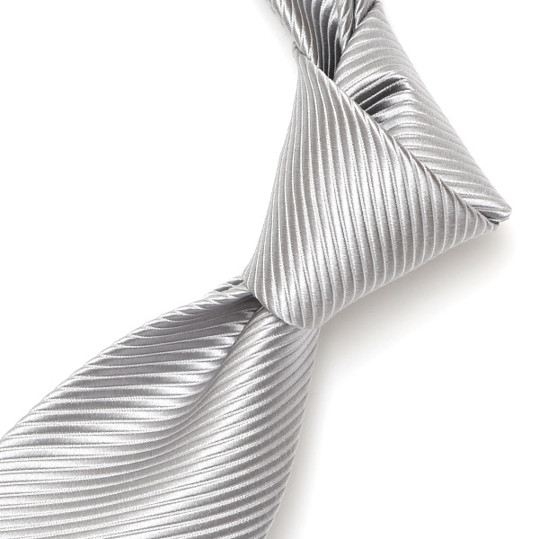  ネクタイ 日本製 手縫い 共裏地 シルク100％ 冠婚葬祭 無地 シルバー 銀色 ビジネス 仕事 フォーマル 結婚式 披露宴 パーティー 男性 メンズ 高級 プレゼント ギフト 化粧箱付き 30代 40代 50代 60代 フランコ スパダ Franco Spada