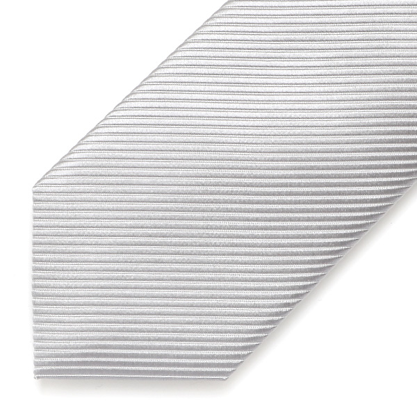  ネクタイ 日本製 手縫い 共裏地 シルク100％ 冠婚葬祭 無地 シルバー 銀色 ビジネス 仕事 フォーマル 結婚式 披露宴 パーティー 男性 メンズ 高級 プレゼント ギフト 化粧箱付き 30代 40代 50代 60代 フランコ スパダ Franco Spada