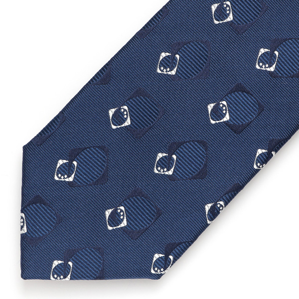  ネクタイ 日本製 手縫い 共裏地 シルク100％ 小紋柄 ブルー ネイビー 青色 ビジネス 仕事 フォーマル 結婚式 披露宴 パーティー 男性 メンズ 高級 プレゼント ギフト 化粧箱付き 30代 40代 50代 60代 フランコ スパダ Franco Spada