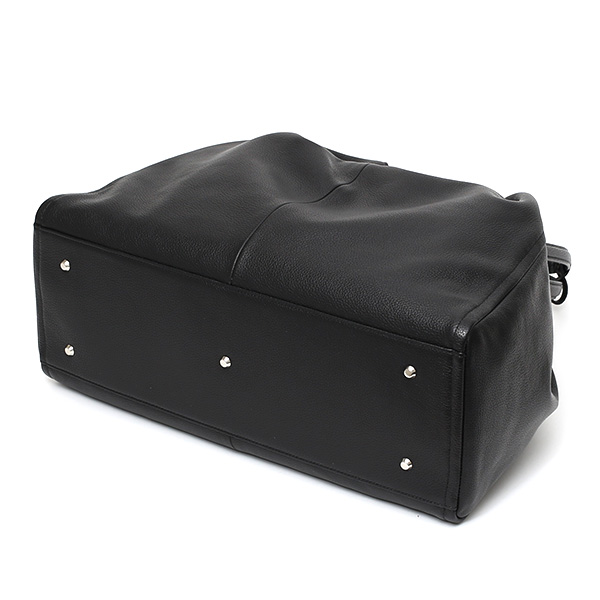  トートバッグ メンズ 本革 レディース 大きめ ビジネス トート 高級 ブランド シュリンク レザー ブラック 黒 黒色 ワンショルダー 鞄 大容量 多収納 ポーチ付き A4 カジュアル 通勤 通学 ガレリアント(GALLERIANT)