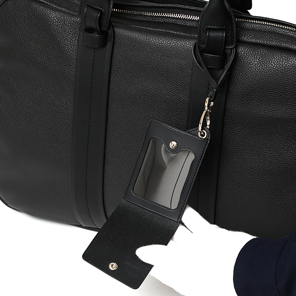  ビジネスバッグ ブリーフケース メンズ 本革 2WAY A4 B4 レザー メンズバッグ ショルダー付 皮 鞄 ブラック 黒 黒色 PCバッグ 大容量 自立 PC 収納 軽量 トート 通勤 通学 出張 カバン ガレリアント(GALLERIANT)