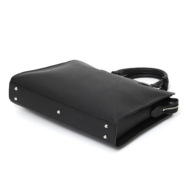 ビジネスバッグ トートバッグ メンズ ブリーフケース 本革 ショルダー 2WAY 薄マチ 軽量 シンプル ブラック 黒 黒色 レディース サフィアーノ レザー A4 PCバッグ 通勤 出張 鞄 ブランド ガレリアント(GALLERIANT)