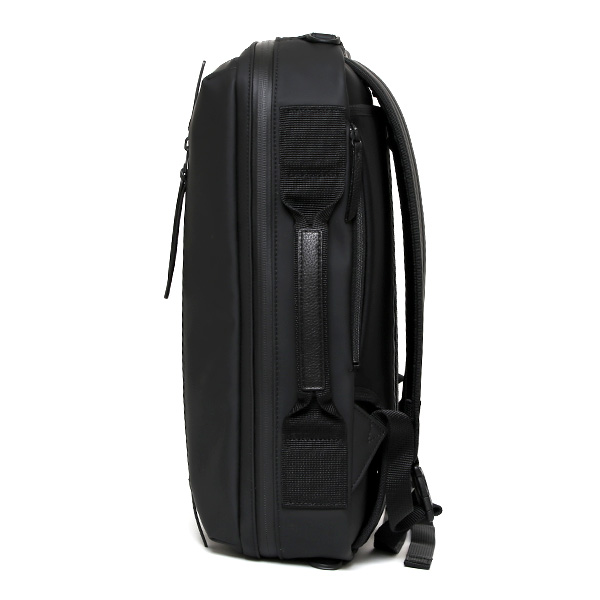  ビジネスリュック コンパクト メンズ 3way バックパック ショルダーベルト 付き 大容量 軽量 薄マチ 防水 ブラック 黒 黒色 バックパック ブリーフケース A4 通勤 通学 出張 鞄 ブランド ガレリアント(GALLERIANT)