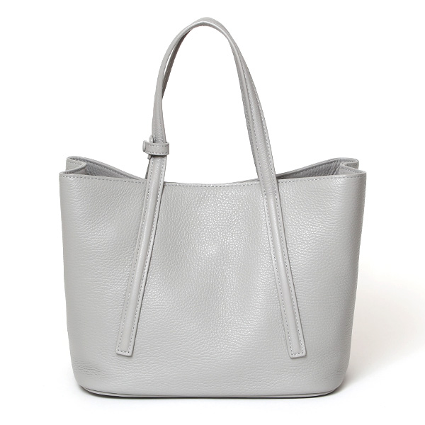 ミニトートバッグ メンズ ブランド トート 小さめ レディース レザー おしゃれ コンパクト 無地 グレー グレイ 灰色 男性 女性 ビジネス お弁当箱 ペットボトル 収納 本革 トートバッグ ミニ 鞄 ガレリアント(GALLERIANT)